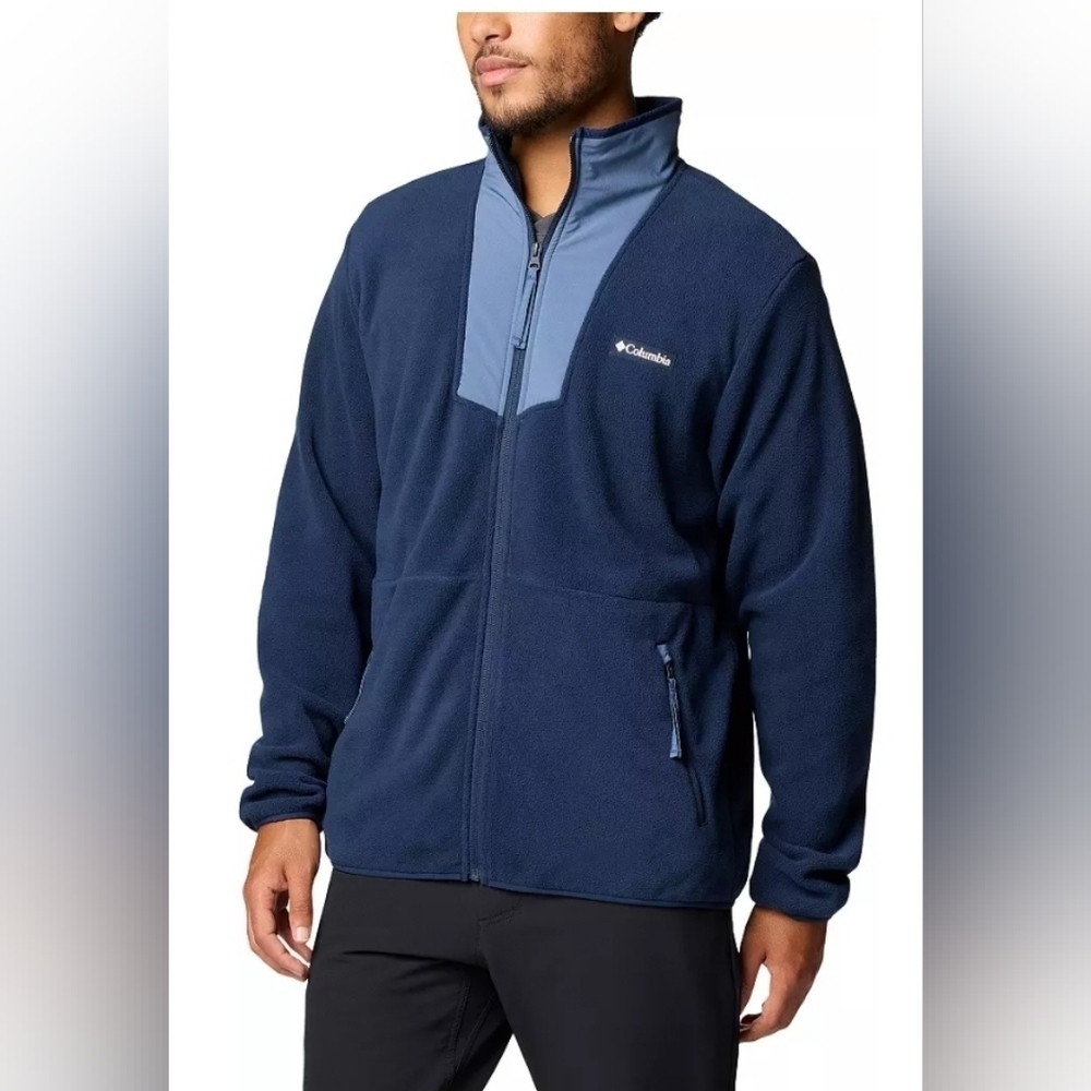 NWOT Columbia Men's Sequoia Grove Full-zip Fleece - Picture 3 of 7